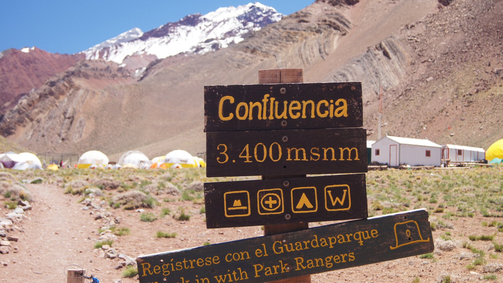Confluencia base camp Trekking a Confluencia Aconcagua Trekking