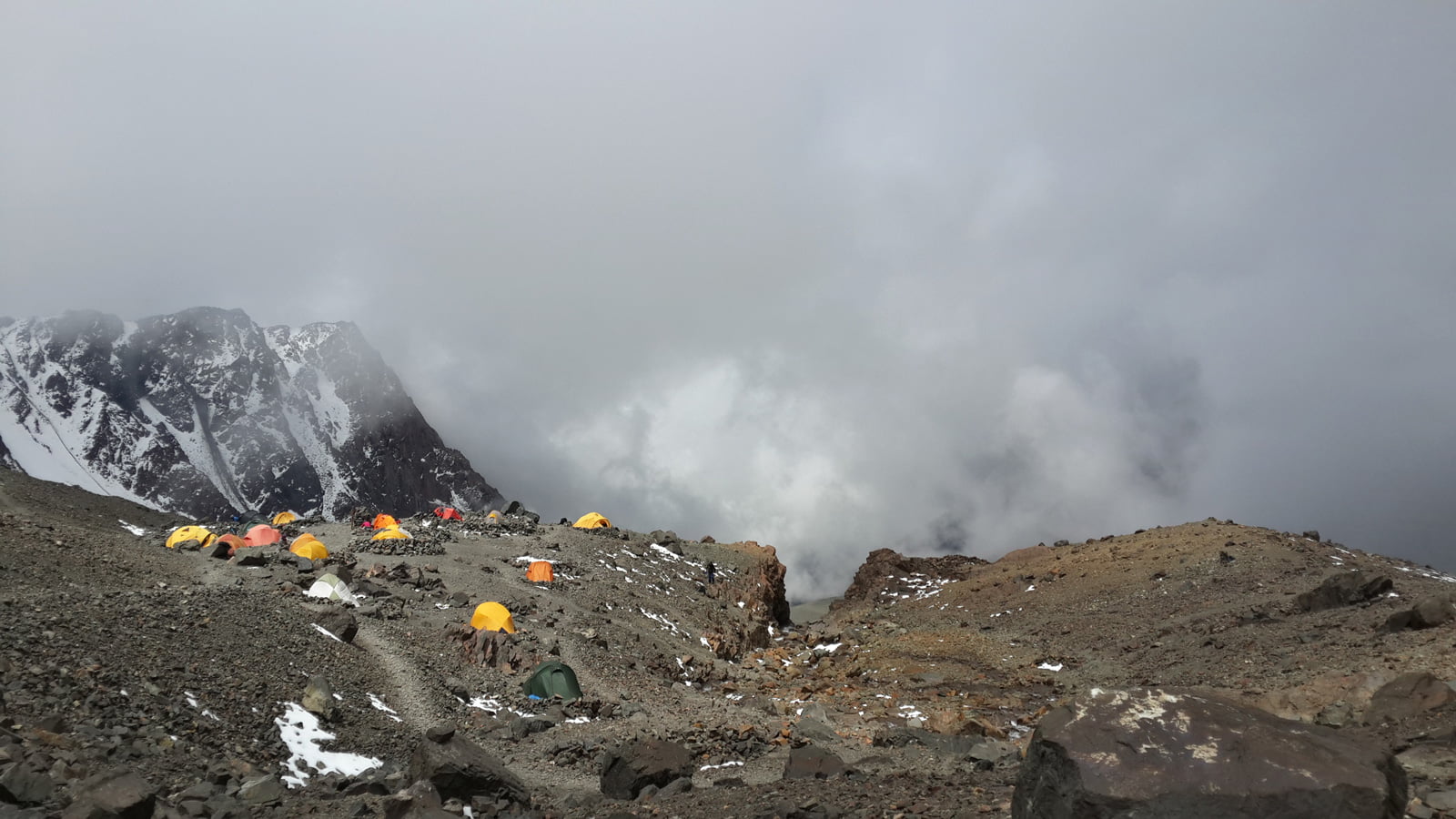 Campamento el salto Ascenso cerro plata