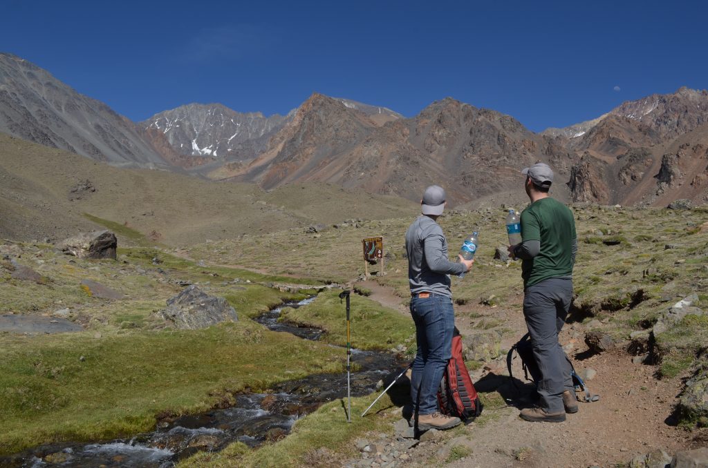 Trekking Cordón del Plata Hiking Andes Mendoza Cerro Adolfo Calle