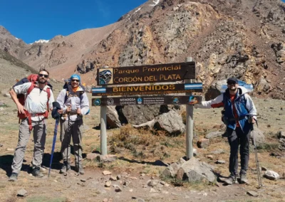 ASCENSO AL CERRO ADOLFO CALLE Y STEPANEK 4250 msnm