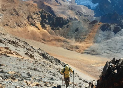 ASCENSO AL CERRO ADOLFO CALLE Y STEPANEK 4250 msnm