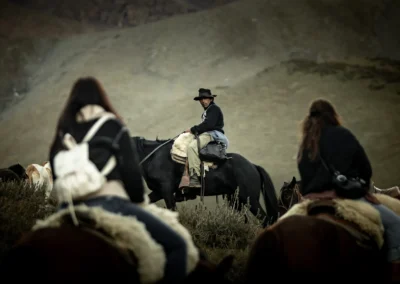 CABALGATA AL ATARDECER EN LOS ANDES