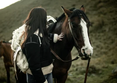 CABALGATA AL ATARDECER EN LOS ANDES