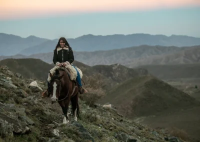 CABALGATA AL ATARDECER EN LOS ANDES