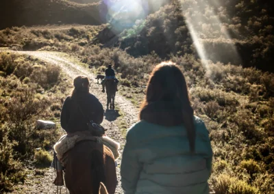 CABALGATA AL ATARDECER EN LOS ANDES