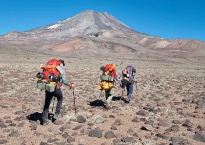 ASCENSO AL VOLCÁN DEL MAIPO 5264 msnm